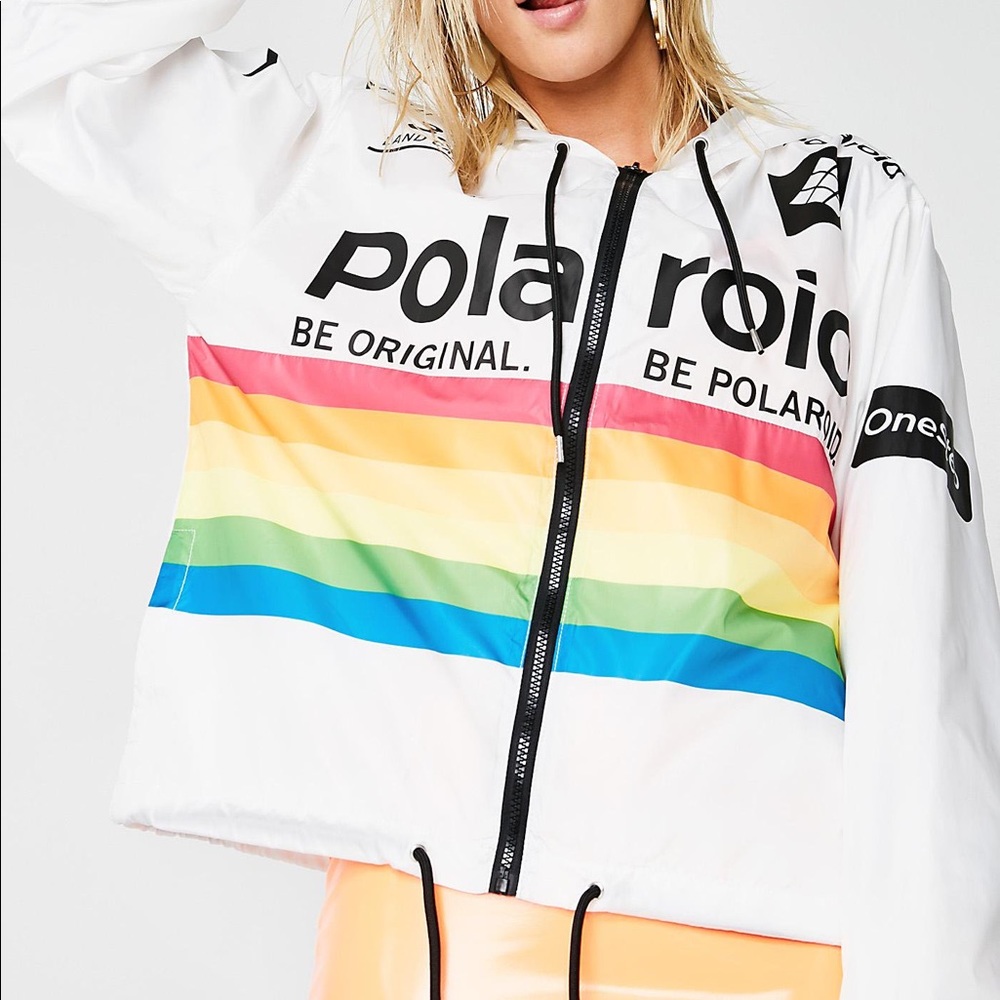 Dolls Kill Polaroid Windbreaker
